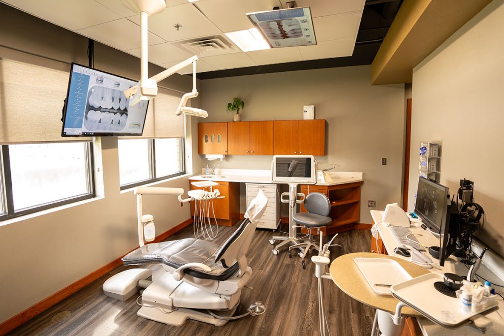 A dental office within Great Plains Dental in Sioux Falls